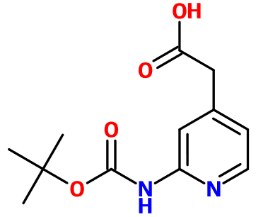 MC003408 [2-(Boc-amino)pyridin-4-yl]acetic acid